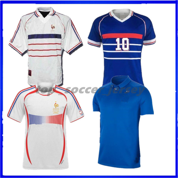 1998 2006 Retro Jersey fff centennial stadium french soccer jersey GRIEZMANN MBAPPE Zidane Henry Vintage maillot de foot