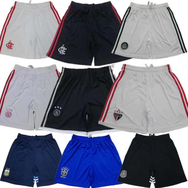 19 20 THAI QUALITY Salah Football shorts 2019 2020 Argentina soccer shorts Ajax MBAPPE Mexico Brasil football pants maillot de foot