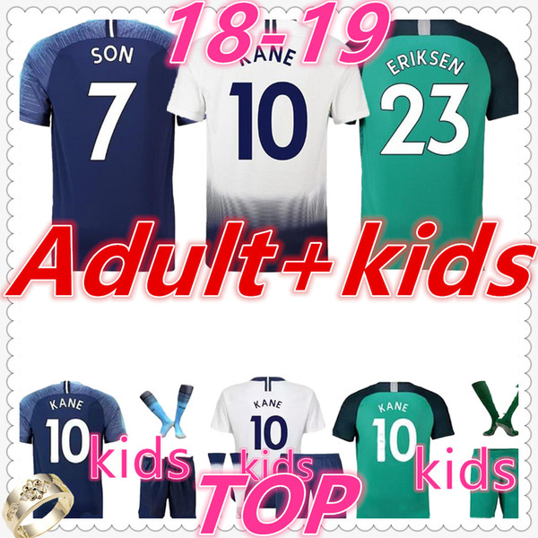 kane Adult mens designer t shirts soccer jersey 2019 2020 maillot de foot LAMELA ERIKSEN DELE SON kids football shirt camisa de futebol