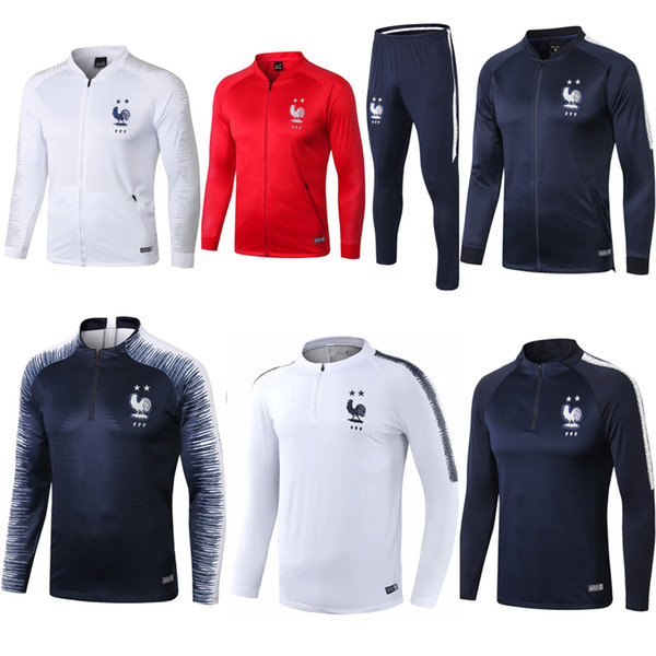 2018 French world cup champions tracksuit 2 stars GRIEZMANN 18 19 POGBA DEMBELE KANTE GIROUD Matuidi MBAPPE training suit
