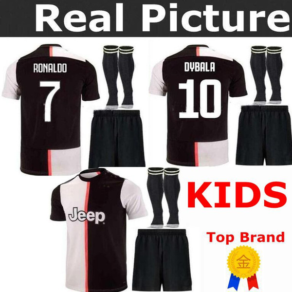 19 20 Juventus kids Jersey childs ZIDANE 21 DEL PIERO 21 INZAGHI 2019 2020 Home away third RONALDO 7 KIDS PIRLO 21 Football shirts