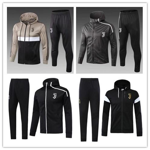 2018 Top quality Juven RONALDO tracksuit jacket long zipper Sweat jacket Hoodie tracksuit jacket 18 19 MARCHISIO MANDZUKIC DYBALA tracksuit