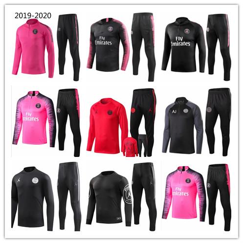 2018 2019 PSG tracksuit 18 19 aj Paris MBAPPE psg long sleeve training suit Football jacket kit Training suit uniform chandal