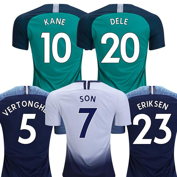 18 19 soccer jersey 2018 2019 KANE DELE football shirt top kits DEMBELE ERIKSEN Camiseta de futbol SON Camisa de futebol maillot de foot