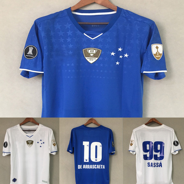 2019 CRUZEIRO Soccer Jersey 19 20 Brazil DE ARRASCAETA FRED ROBINHO THIAGO NEVES Football Shirt Cruzeiro Raposa Brasil Camisas de Futebol