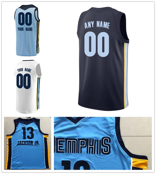 Printed Mike Conley Marc Gasol Chandler Parsons Kyle Anderson Garrett Temple JaMychal Green Jaren Jackson Omri Casspi Shelvin Mack Jerseys