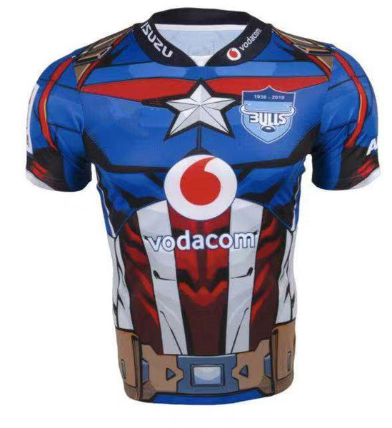 2019 BULLS SUPER RUGBY HERO JERSEY New Zealand Stormman football clothes Super jersey Rugby Stormers 2018/19 Bulls Sharks Jersey size S-3XL