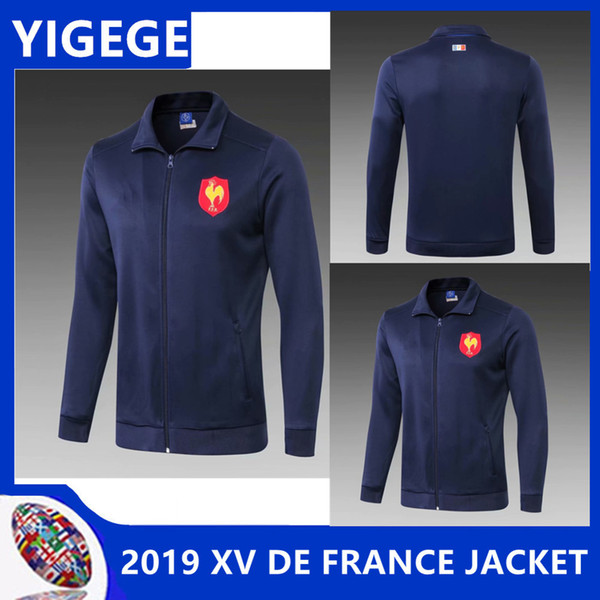 SWEAT ZIPPÉ DE PRÉSENTATION XV DE FRANCE JACKET 2019 XV DE FRANCE RUGBY JERSEY 18/19 France Rugby Jacket JERSEY size S-3XL