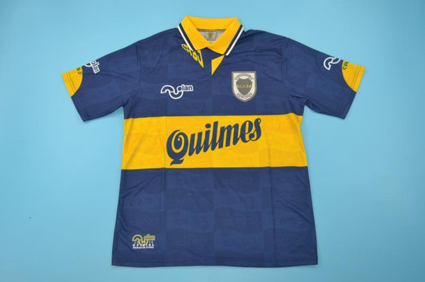 1995-96 boca home jerseys retor jerseys 1996 maradona Caniggia classic sports shirts vantage rugby jerseys camisetas size S-XXL