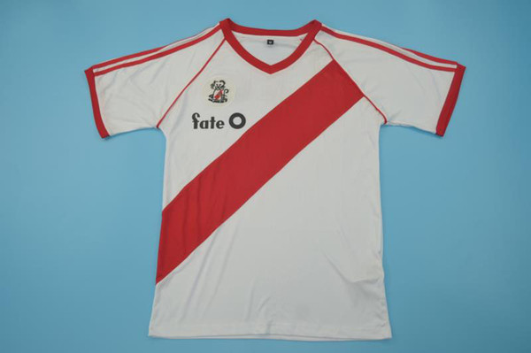 1986 river plate home retor jerseys Caniggia Norberto Alonso vantage rugby jerseys camisetas size S-XXL