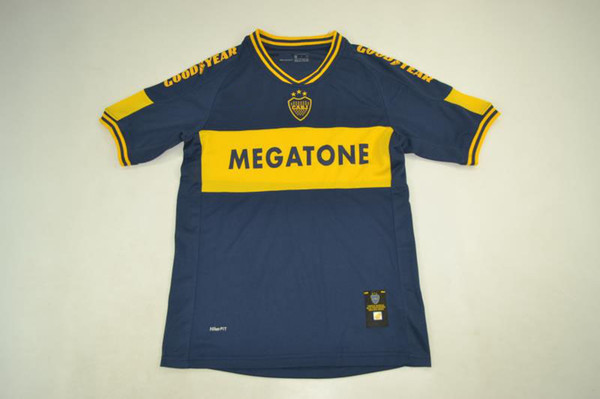 2007 boca home jerseys retor jerseys Riquelme classic sports shirts Sports clothes Roman Palermo Schelotto palacio camisetas size S-XXL