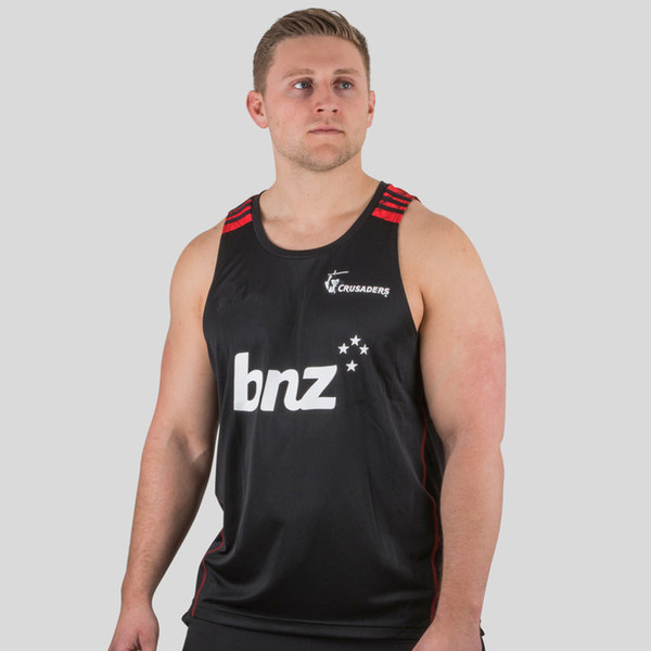 218/19 New Zealand Crusaders 2019 Players Super Rugby Training Singlet Chiefs Super Rugby Home Jersey New Zealand Highlanders rugby jerseys