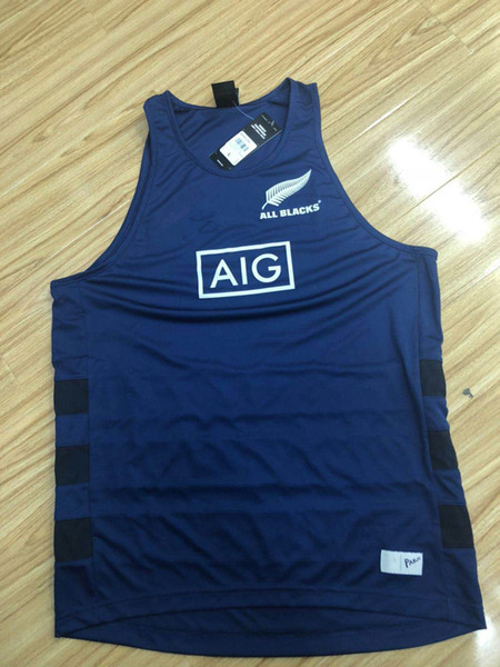 2019 NEW ZEALAND ALL BLACKS HOME RUGBY JERSEY NEW ZEALAND ALL BLACKS TRAINING SINGLET Rugby Jerseys Super Rugby shirt All Blacks jersey