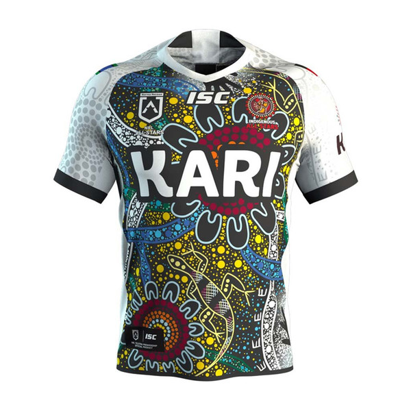 2019 NRL RUGBY JERSEY INDIGENOUS ALL STARS 2019 JERSEY indigenous all stars rugby Jerseys 2019 New Zealand jersey size S - 3XL (Can print)