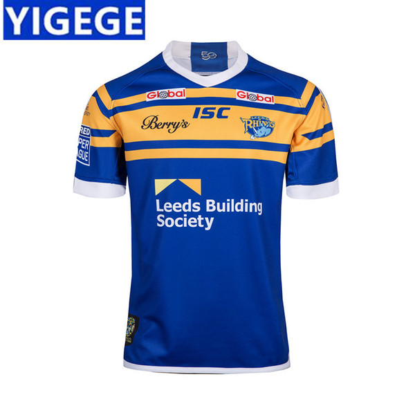 NEW 2017-2018 leeds rhinos RUGBY jersey 2018 Zealand RHINOS rugby Top Thailand quality leeds rhinos Rugby Shirts size S-3XL free shipping