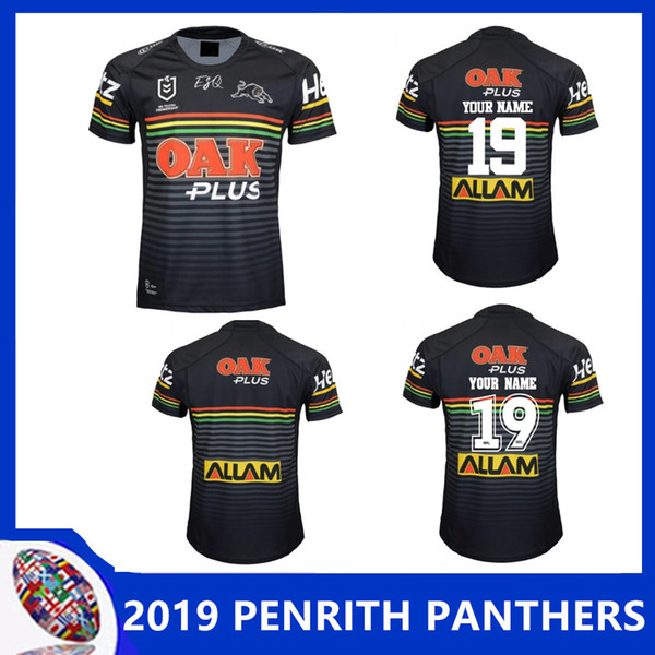 PENRITH PANTHERS 2019 HOME JERSEY NRL National Rugby League shirt nrl jersey shirts 2018 PENRITH PANTHERS HOME JERSEY size S-3XL (Can print)