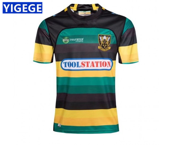 NORTHAMPTON SAINTS 2017/18 HOME JERSEY Northampton saints rugby Jerseys 2017 2018 top Thailand quality rugby shirts men euro size S-3XL