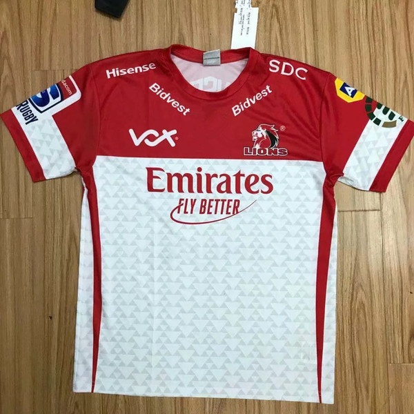 2019 New Zealand Super Rugby Golden Lions RUBGY JERSEYS SPIDER-MAN MARVEL super leauge high quality Lions rugby jerseys size S-3XL