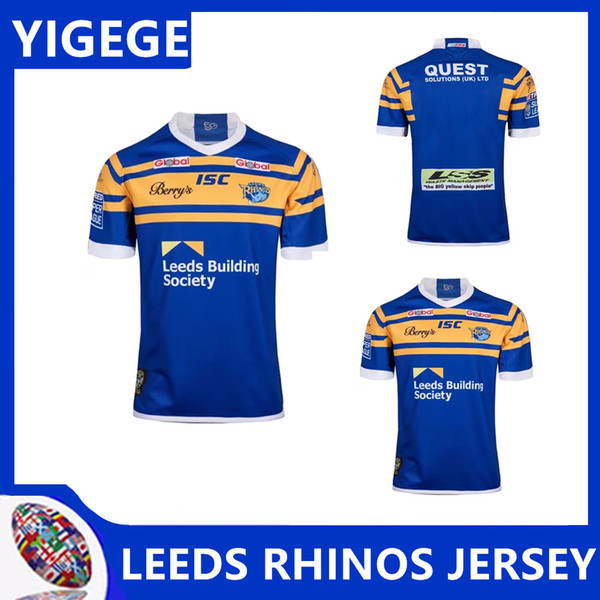 2017-2018 leeds rhinos Rugby NRL Jerseys Leeds Rhinos home Football Rugby world cup 2018 Leeds Building Society Rugby shirts size S - 3XL