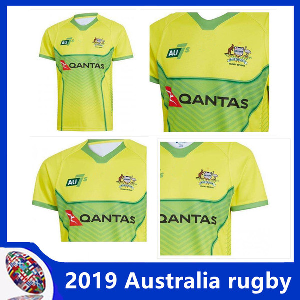 2019 Australia rugby AUSTRALIA WALLABIES JERSEY Seven-man rugby Jerseys 7's Rugby League shirt Australian wallabies shirts size S - 3XL