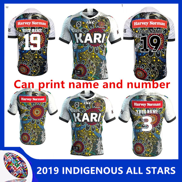 INDIGENOUS ALL STARS 2019 JERSEY 2019 indigenous all stars rugby Jerseys home jersey League shirt indigenous Rugby jersey size S-XL-3XL