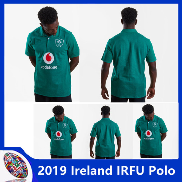 Ireland IRFU 2018/19 Home Classic S/S Rugby Shirt 2019 IRFU Ireland Rugby Jersey Mens Home and Away 2018 New Ireland National size S - 3XL