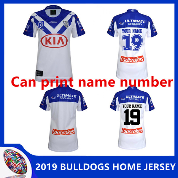 2019 NRL RUGBY JERSEY BULLDOGS HOME JERSEY NRL National Rugby League Bulldogs 2018 jersey High-temperature Rugby Shirts