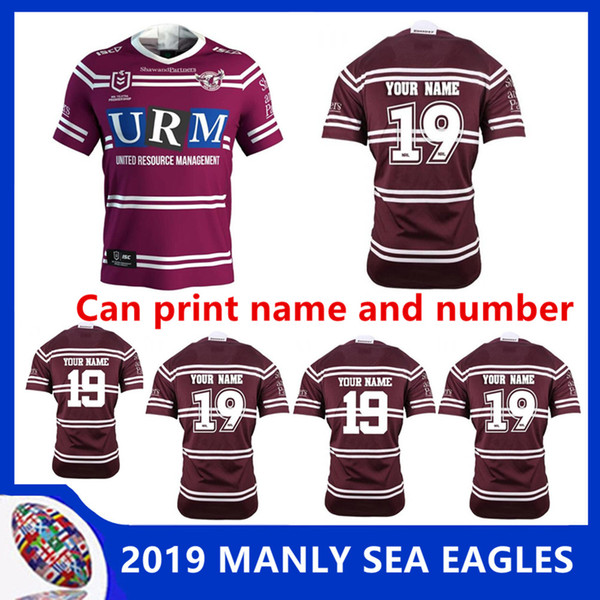 2019 NRL RUGBY JERSEY MANLY SEA EAGLES 2019 HOME JERSEY Manly Sea Eagles Home Jersey NRL National Rugby League size S - 3XL