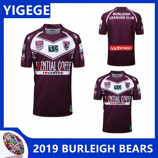 INTRUST SUPER CUP 2018 2019 Burleigh Bears Rugby Jerseys League jersey Burleigh Bears 2019 Cape Town Cheetahs rugby jerseys Size S-3XL