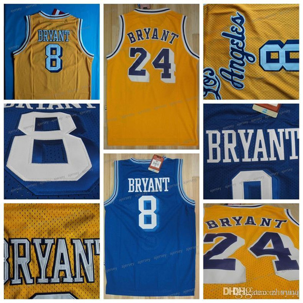 Men Basketball Jersey Retro Kobe Bryant Kobe Bryant Top Quality Jerseys Stitched Free Shipping size s-2xl