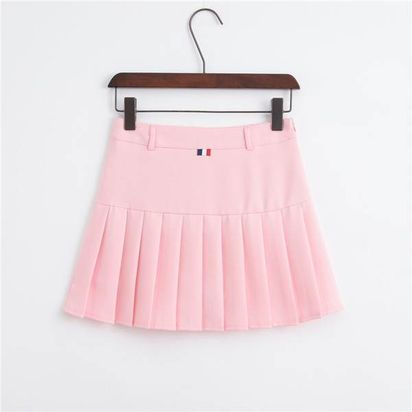 Women Tennis Skirt Pleated Quick Dry Running Sports Skirt School Breathable Badminton Skorts With Safety Pants Sports Clothing