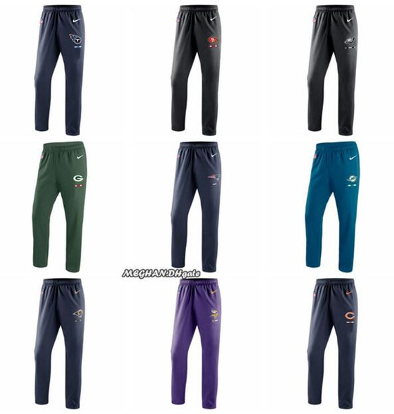 Men Titans San Francisco 49ers Miami Dolphins Los Angeles Green Bay Packers Chicago Bears Rams Sideline Team Performance Pants