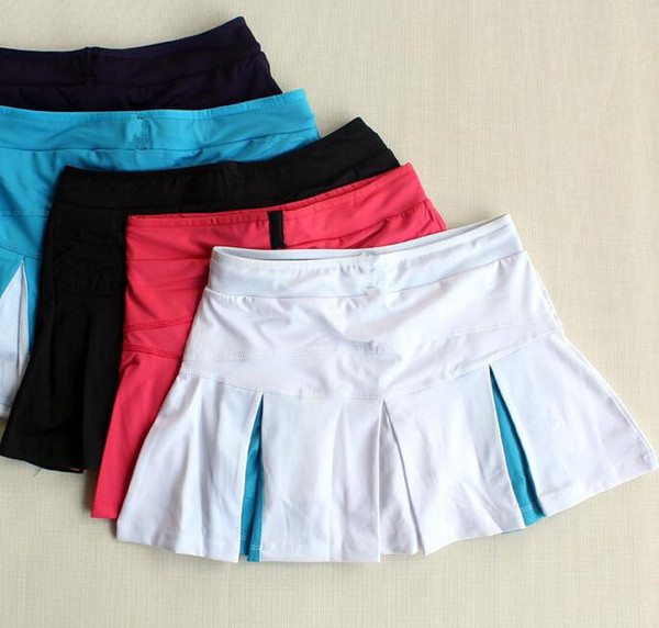 Wholesale-Summer specials new tennis skirts pants quick dyr breathable women badminton movement Tennis Skorts free shipping