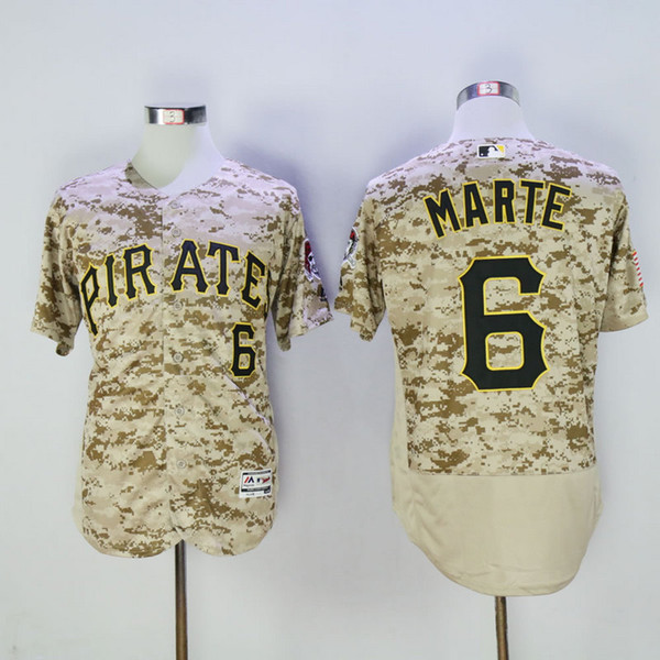 New Styles Pittsburgh Mens Pirates #6 Marte 8 Stargell 21 Clemente 39 Parker Elite Retro player Jerseys