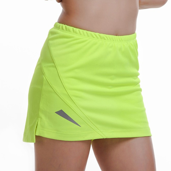 Wholesale- Women's Professional Sports GYM Fitness Running Yoga Jogging Shorts Women Tennis Shorts Skirt Anti Exposure Tennis Skirt Shorts