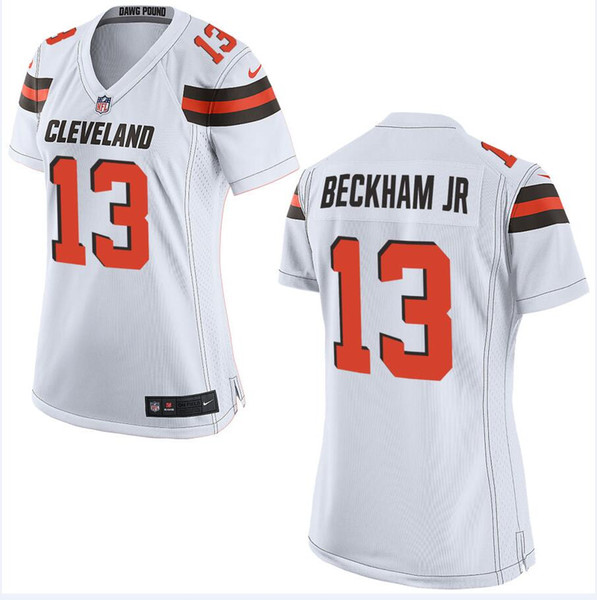 Cleveland Odell Beckham Jr Browns Jersey Baker Mayfield Myles Garrett Nick Chubb David Njoku custom american football jerseys new service