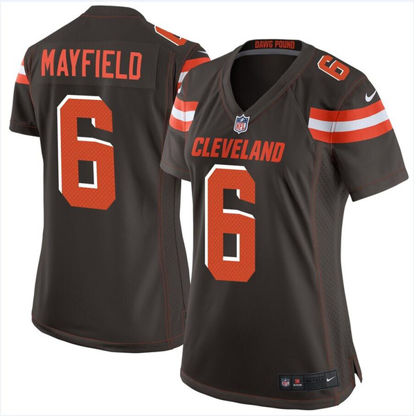 Baker Mayfield Odell Beckham Jr Browns Jersey Sione Takitaki Sheldrick Redwine Donnie Lewis custom american football jerseys new elite mens