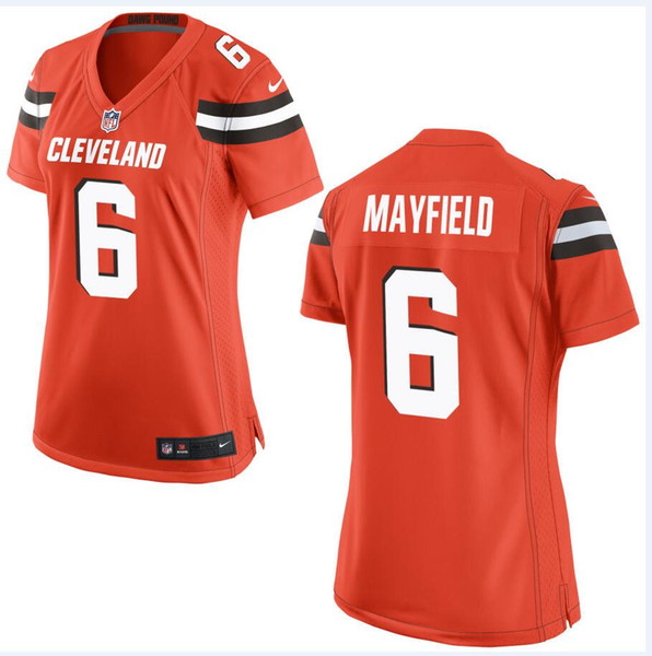 Cleveland Odell Beckham Browns Jersey Greedy Williams Baker Mayfield Myles Garrett Jarvis Landry custom american football jerseys shirts 4xl