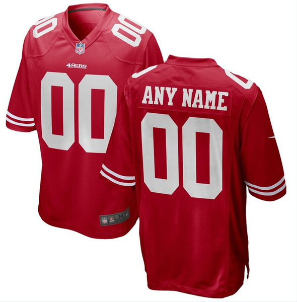 Nick Bosa Jimmy Garoppolo 49ers Jersey George Kittle Jalen Hurd Tim Harris Kaden Smith custom american football jerseys 4XL 5XL 6XL colors