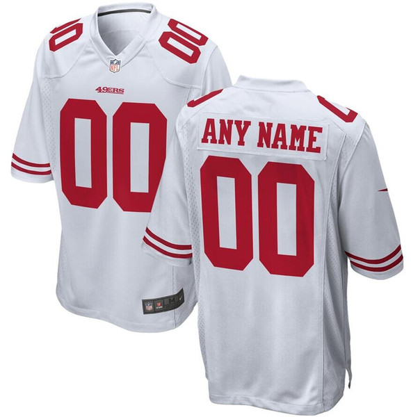 97 Nick Bosa George Kittle 49ers Jersey Jimmy Garoppolo Jerry Rice Deion Sanders Draft custom american football jerseys 4XL 5XL 6XL hot sale