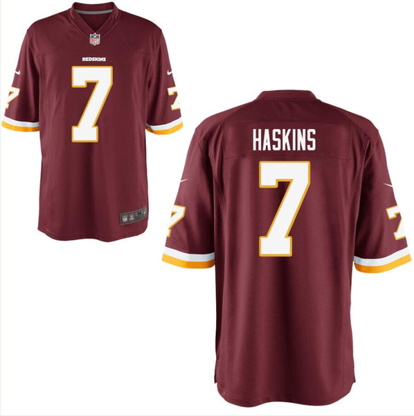 Redskins jersey Dwayne Haskins Landon Collins Montez Sweat Cardinals Kyler Murray Falcons Kaleb Mcgary american football jerseys Custom kids