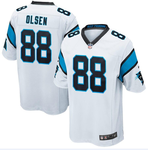 53 Brian Burns Cam Newton Panthers Jersey Christian McCaffrey Luke Kuechly Greg Olsen Will Grier custom american football jerseys Outdoors