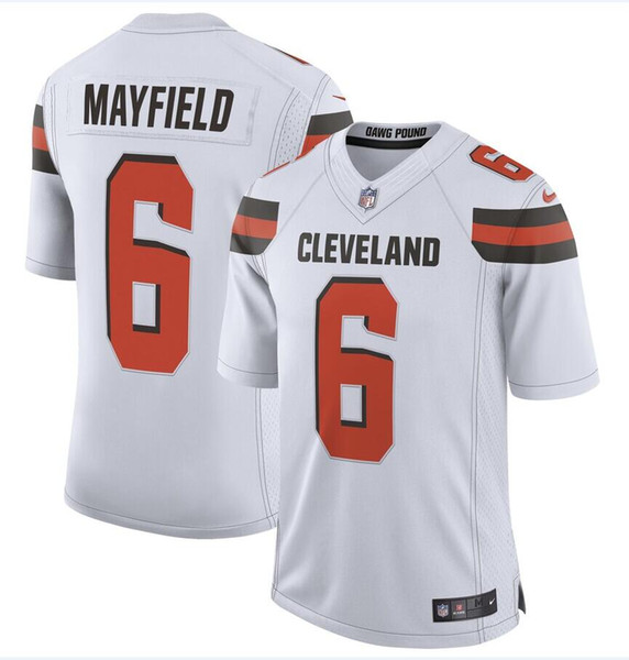 Baker Mayfield Odell Beckham Jr Browns Jersey Sione Takitaki Sheldrick Redwine Donnie Lewis custom american football jerseys new color mens