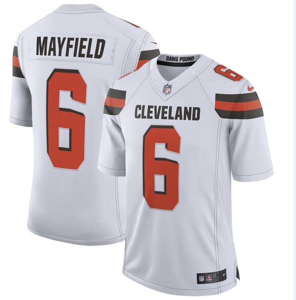 Baker Mayfield Odell Beckham Jr Browns Jersey Sione Takitaki Sheldrick Redwine Donnie Lewis custom american football jerseys new limited