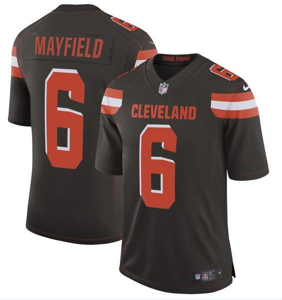 Odell Beckham Jr Browns Jersey Baker Mayfield Bernie Kosar David Njoku Nick Chubb Myles Garrett custom american football jerseys womens men