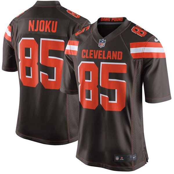 Odell Beckham Jr Browns Jersey Baker Mayfield Bernie Kosar David Njoku Nick Chubb Myles Garrett custom american football jerseys wholesale