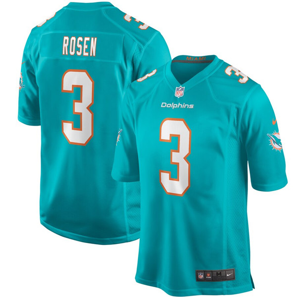 #3 Josh Rosen #97 Christian Wilkins Dolphins Jersey Minkah Fitzpatrick Ryan Fitzpatrick Aqua custom american football jerseys hot sale 4XL