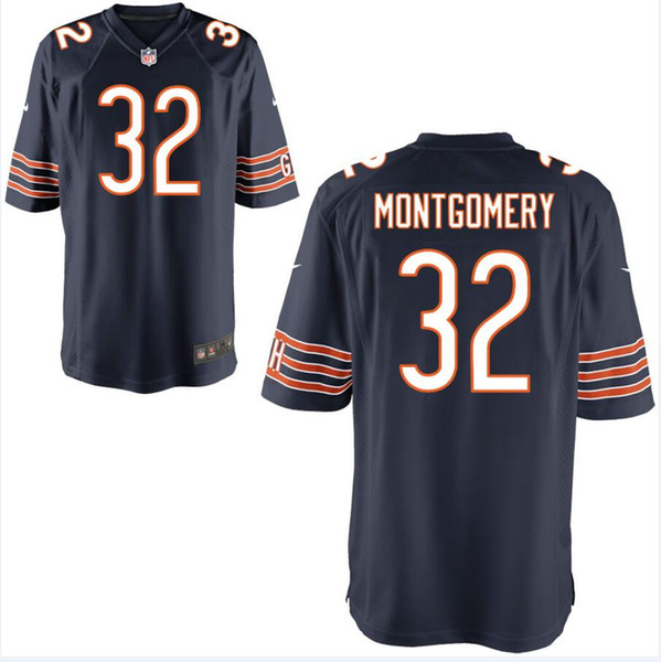 Khalil Mack Bears Khalil MaWalter Payton Mitchell Trubisky David Montgomery Chicago Riley Ridley custom american football jerseys youth kids