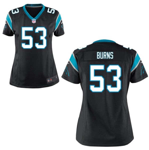 Draft Brian Burns Christian McCaffrey Jersey Carolina Cam Newton Panthers Luke Kuechly DJ Moore custom american football jerseys color rush