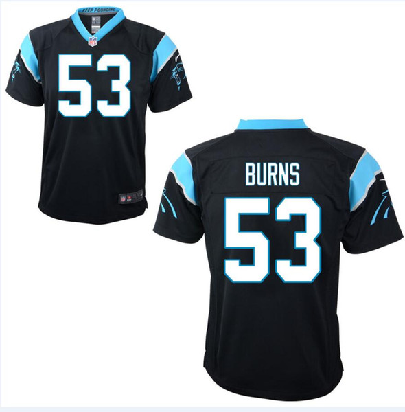 53 Brian Burns Christian McCaffrey Jersey Carolina Cam Newton Panthers Luke Kuechly Terry Godwin custom american football jerseys Sizes 4xl